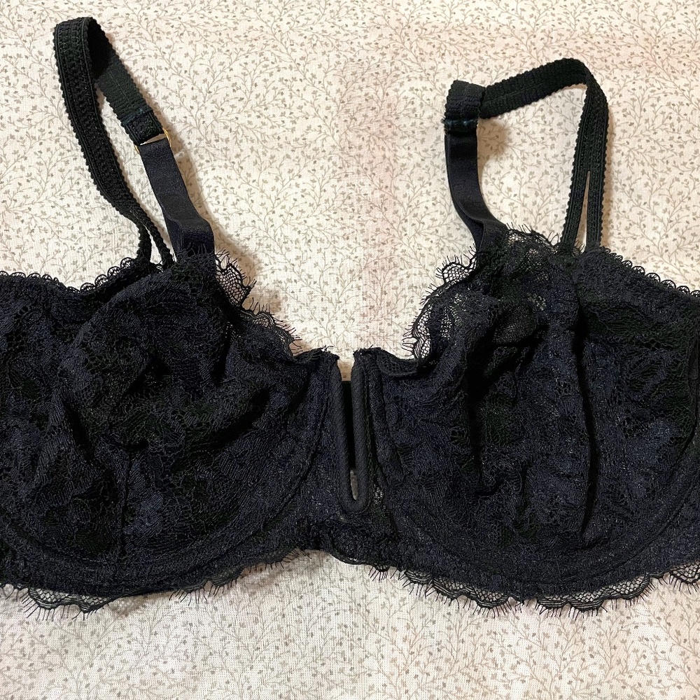 Unlined Black Bra/Lingerie
